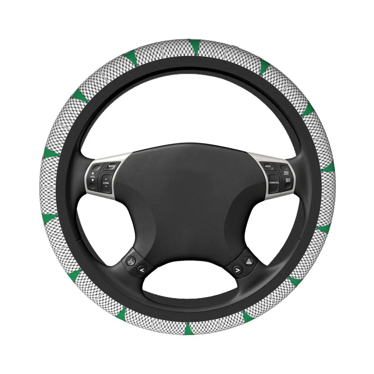 Kufiya Hatta Steering Wheel Cover – Keffiyeh Pattern for Stylish Car Protection!