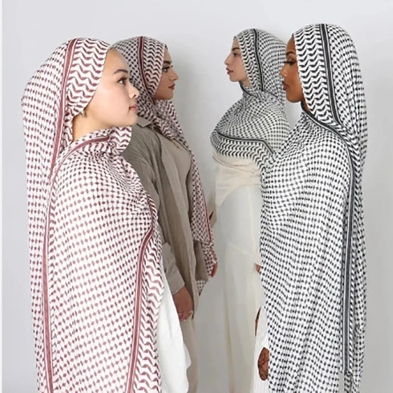 Kufiya Print Hijab
