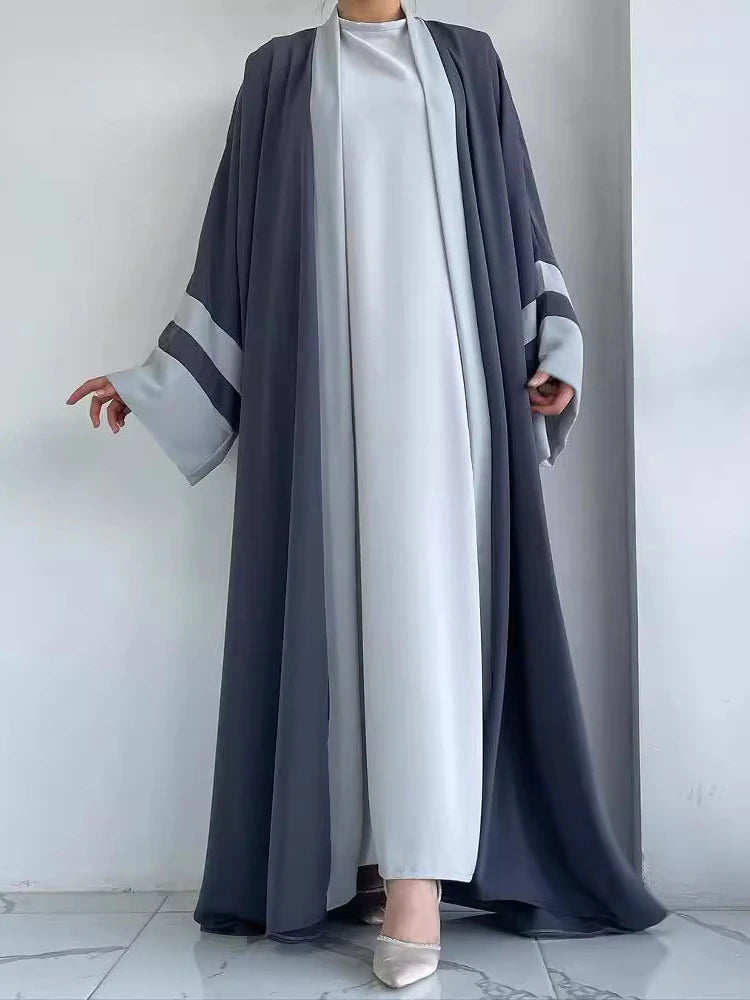 2 Piece Open Abaya Set