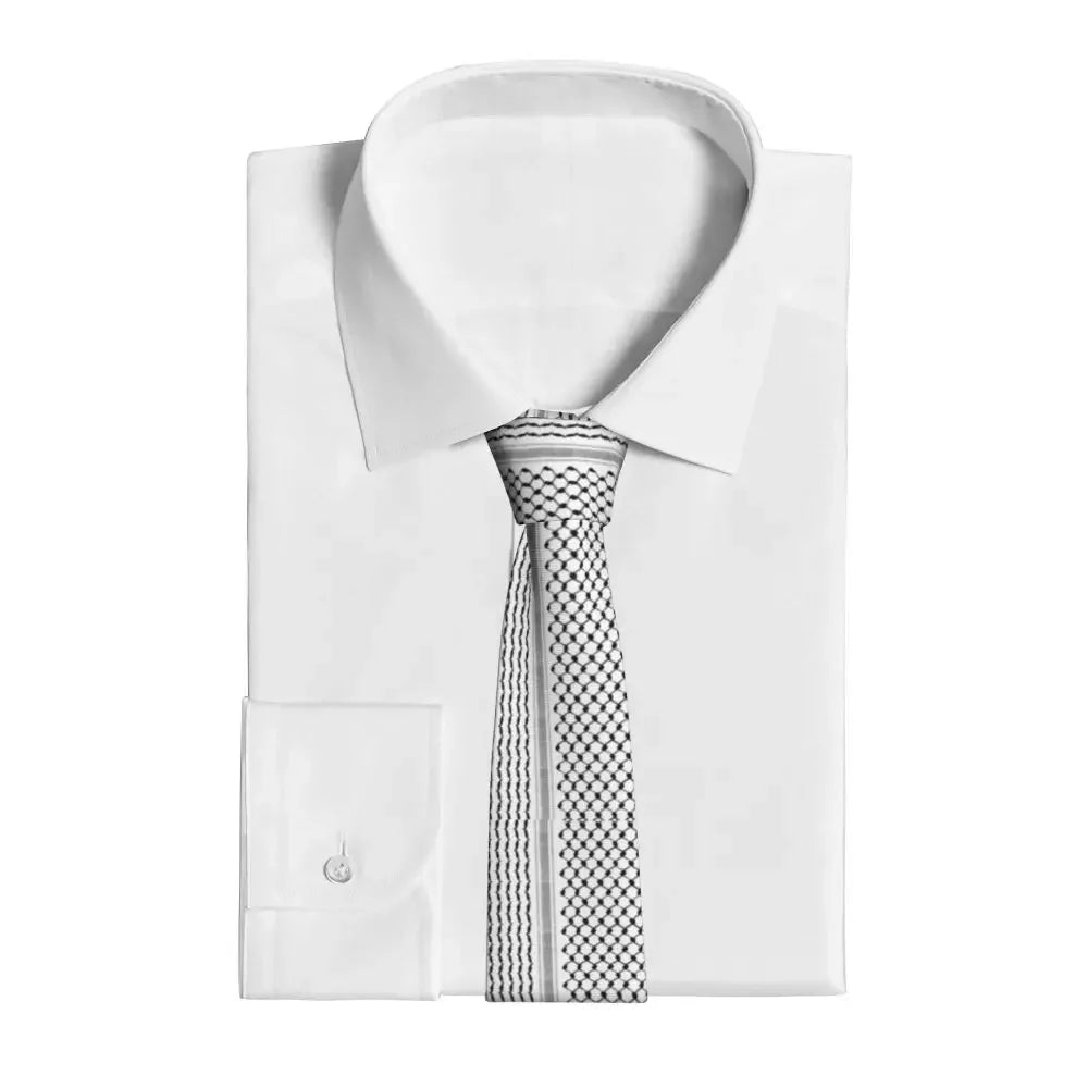 White Kufiya Tie