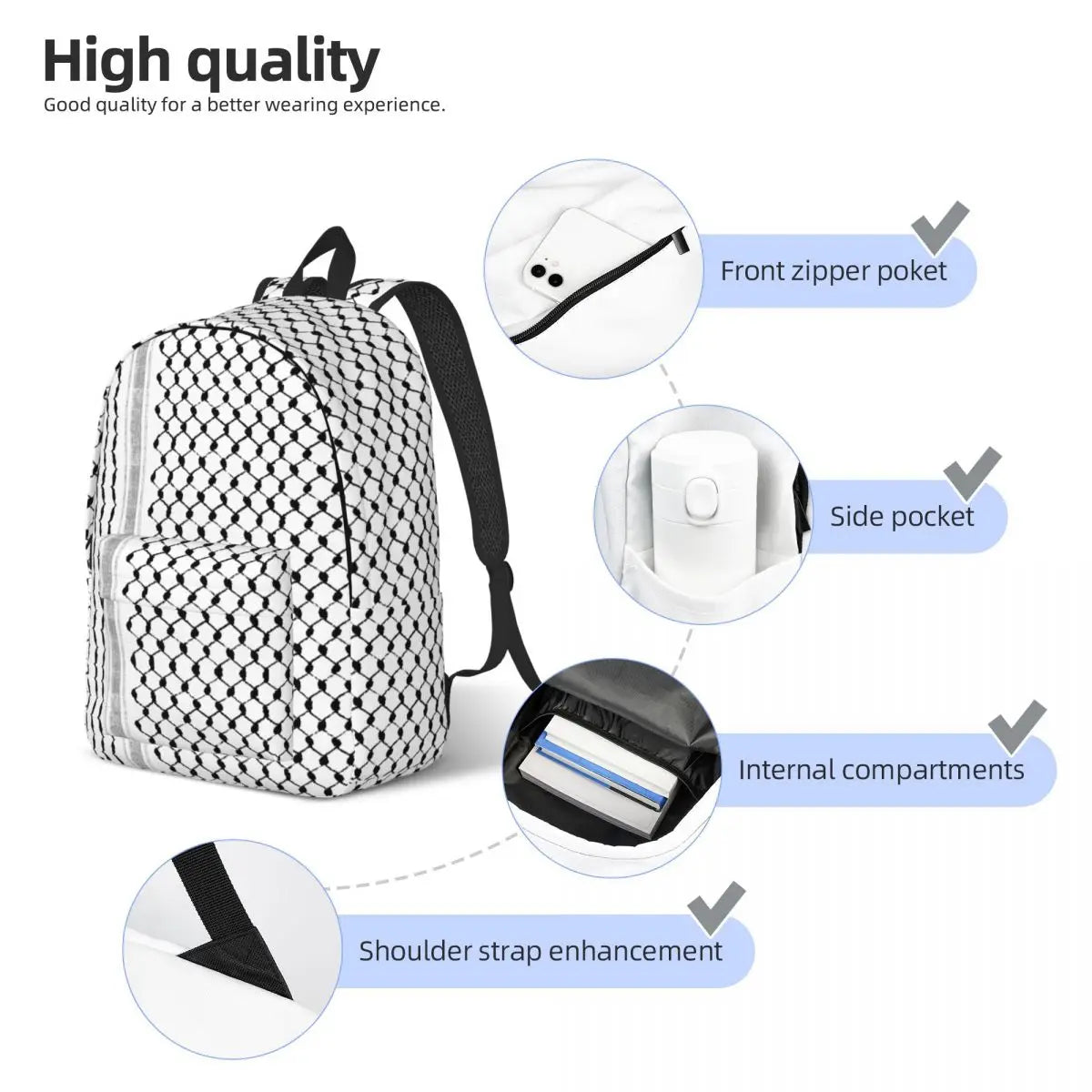 Kufiya Design Backpack