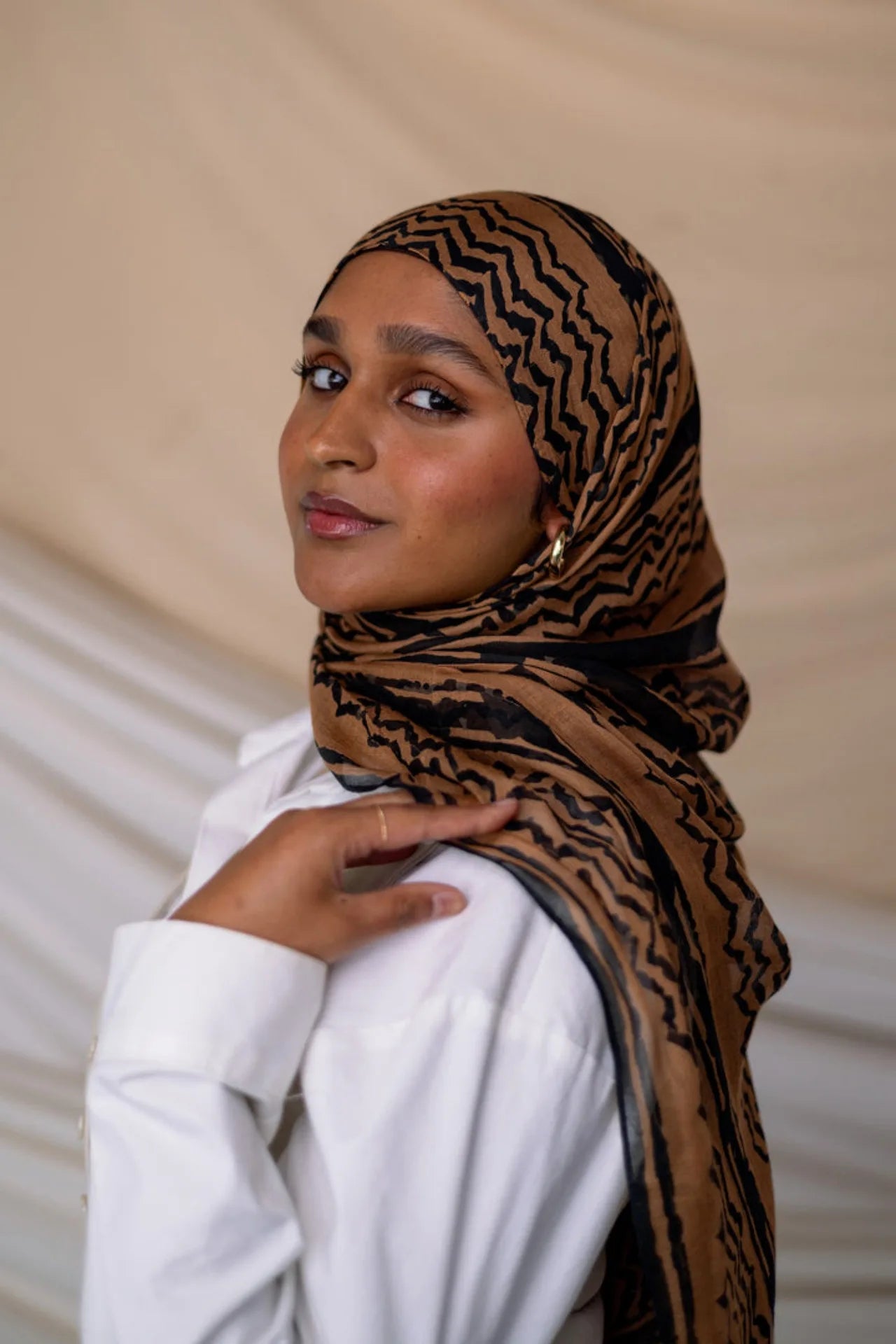 Kufiya Print Hijab