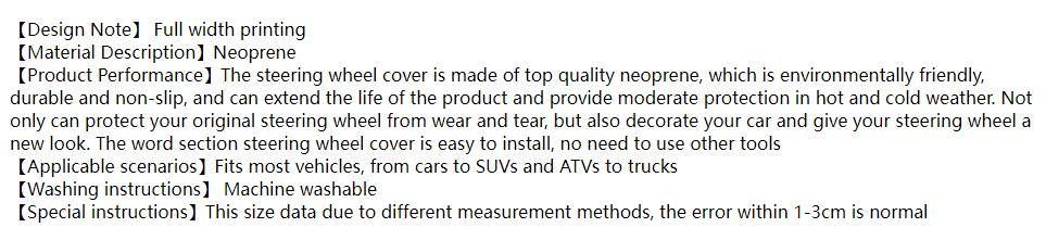 Kufiya Hatta Steering Wheel Cover – Keffiyeh Pattern for Stylish Car Protection!