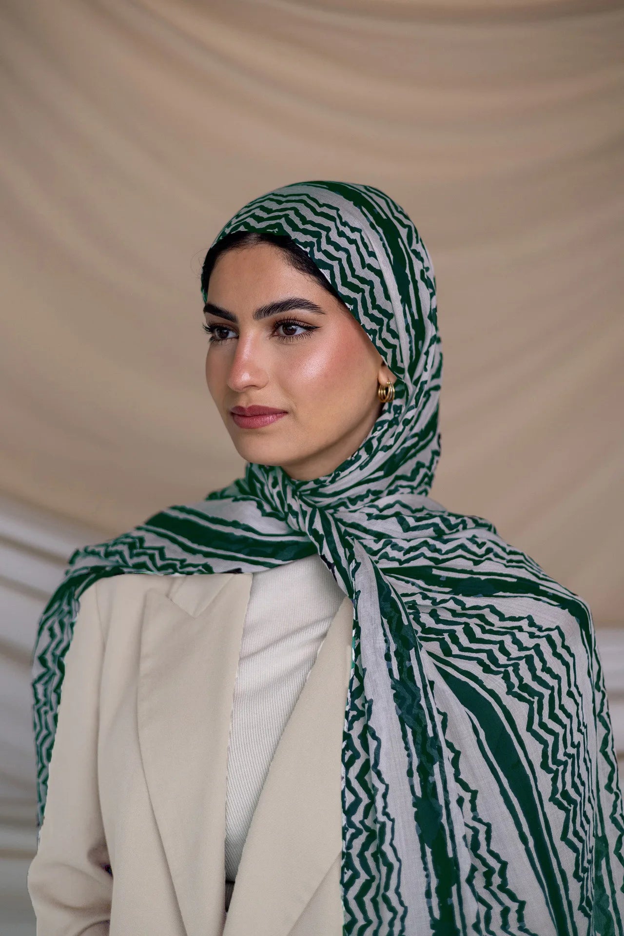 Kufiya Print Hijab