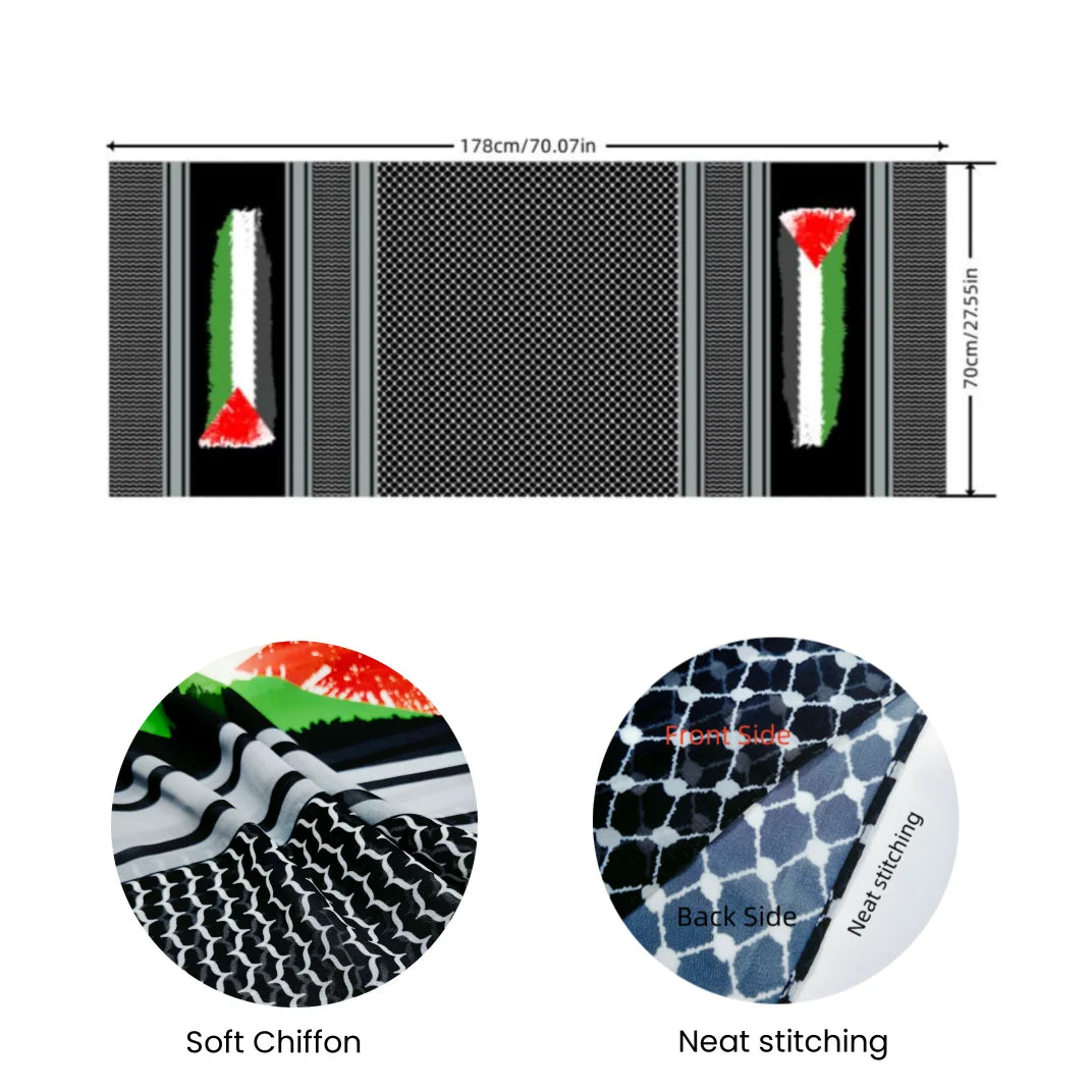 Kufiya Shawl Hijabs