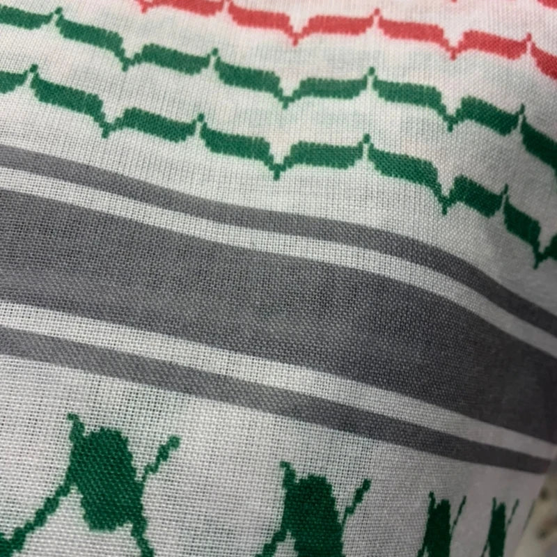 Kufiya- Palestine Colors
