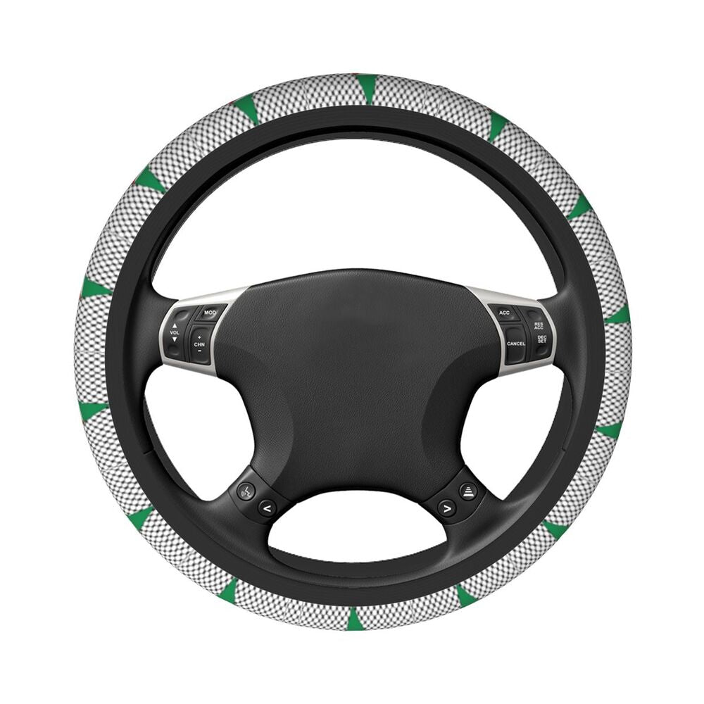 Kufiya Hatta Steering Wheel Cover – Keffiyeh Pattern for Stylish Car Protection!