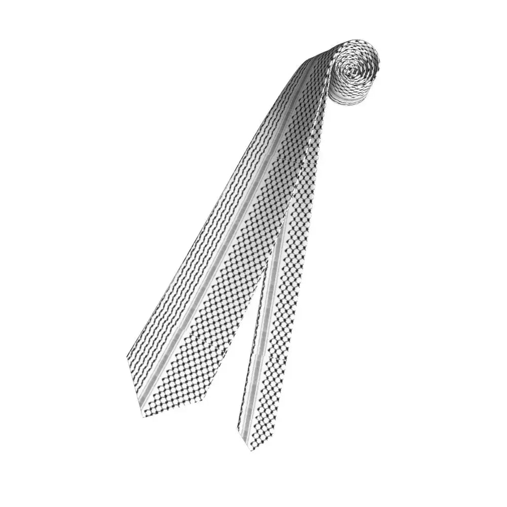 White Kufiya Tie