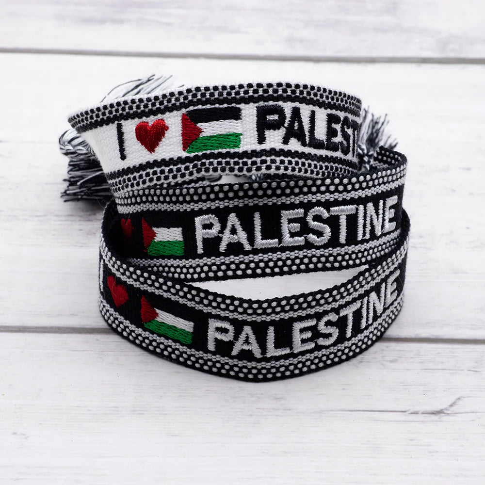 Palestine Embroidery Pattern Bracelets