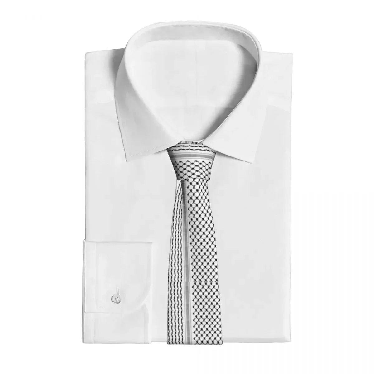 White Kufiya Tie