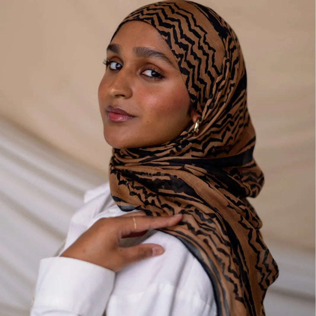 Kufiya Print Hijab