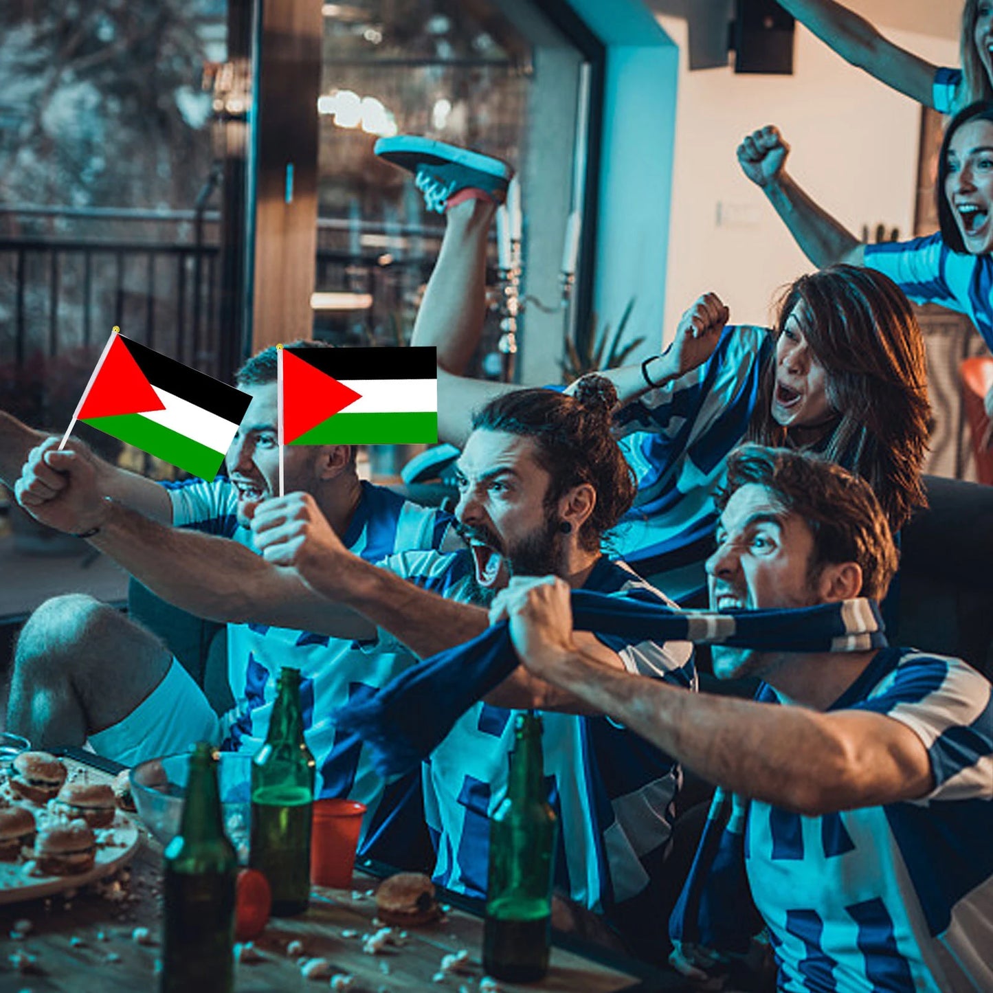 30-150Pcs Small Palestinian Flag