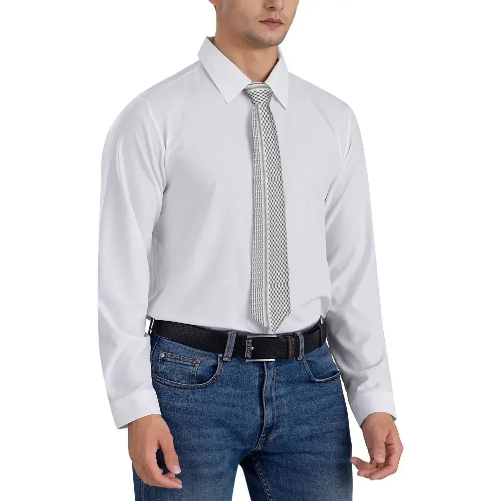 White Kufiya Tie
