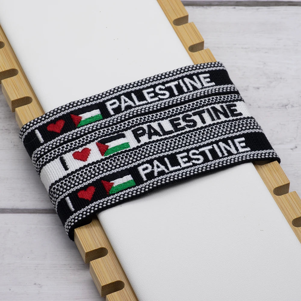 Palestine Embroidery Pattern Bracelets