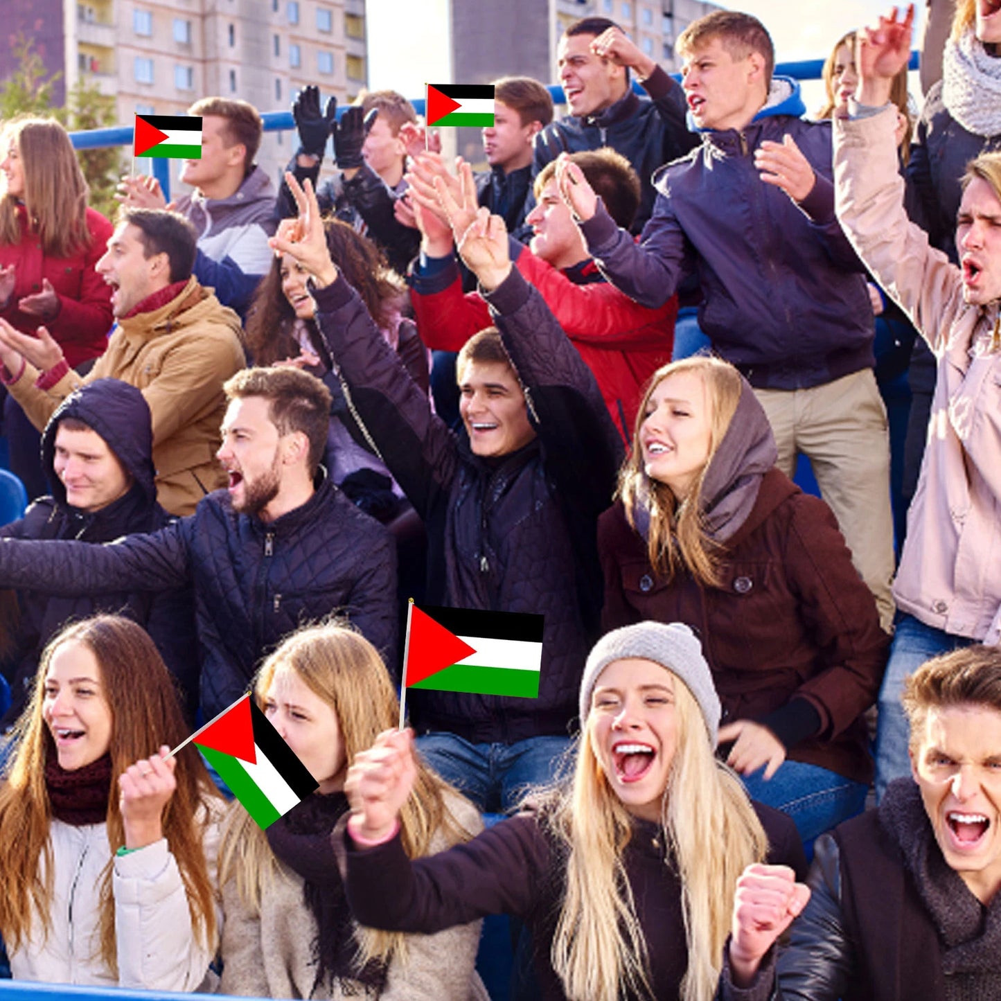 30-150Pcs Small Palestinian Flag