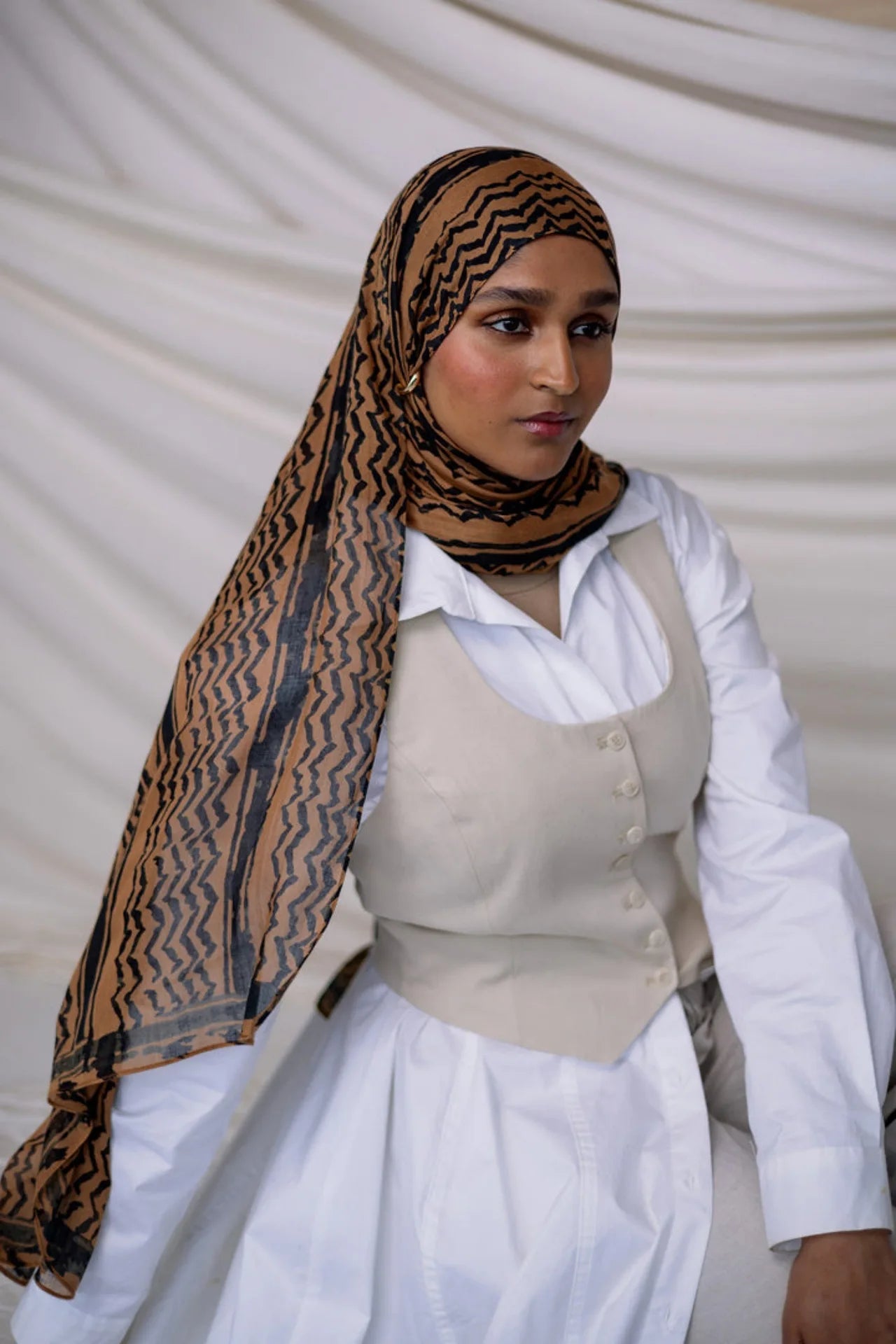 Kufiya Print Hijab