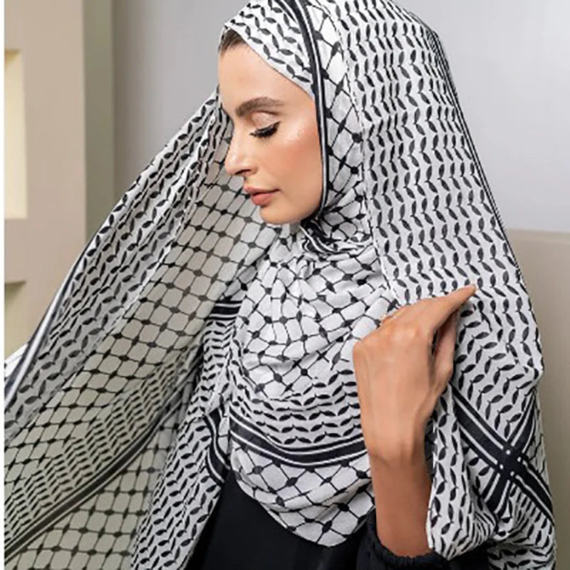 Kufiya Print Hijab