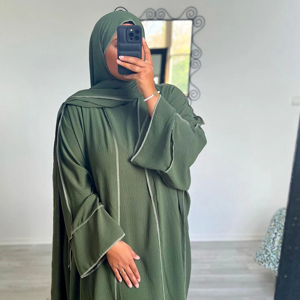 3 Piece Abaya Set