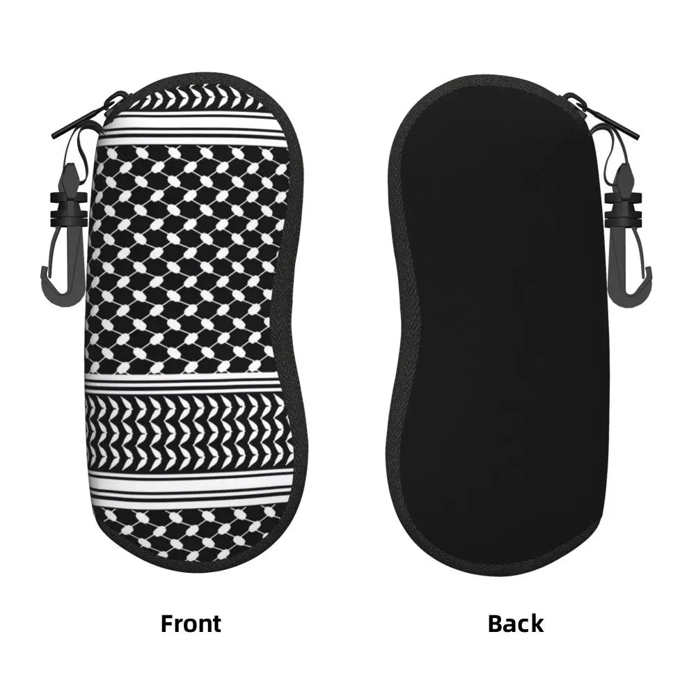Keffiyeh Glasses Case – Stylish Palestine Sunglasses Pouch for Unisex Outdoor Eyewear!