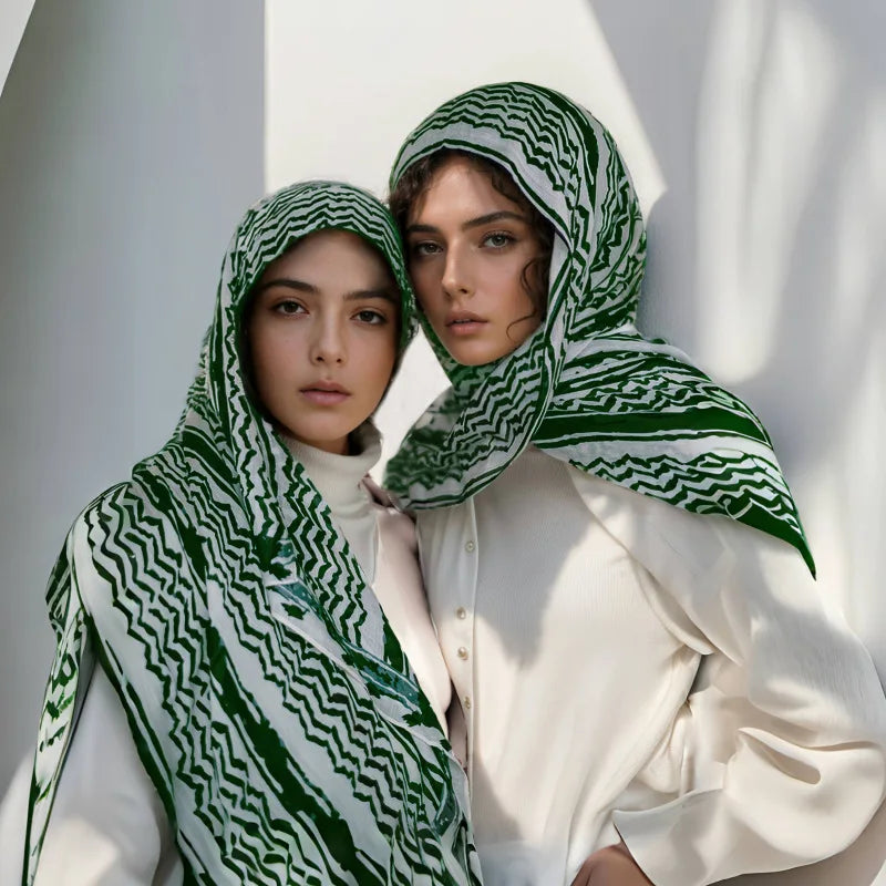 Kufiya Print Hijab