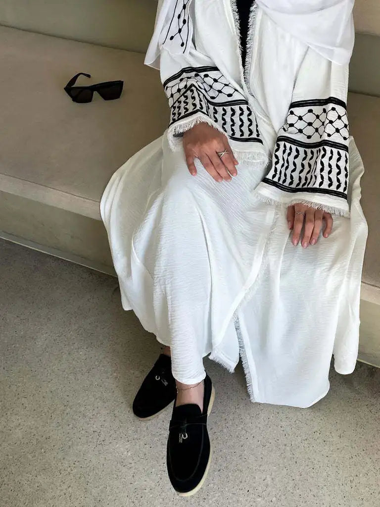 Kufiya Abaya Kimono Palestinian