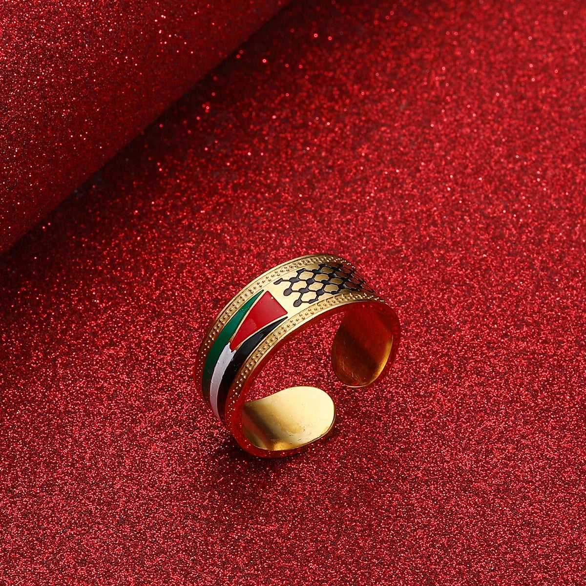 Stainless Steel Arabic Ring Jewelry For Women Men in Arab Jewelry