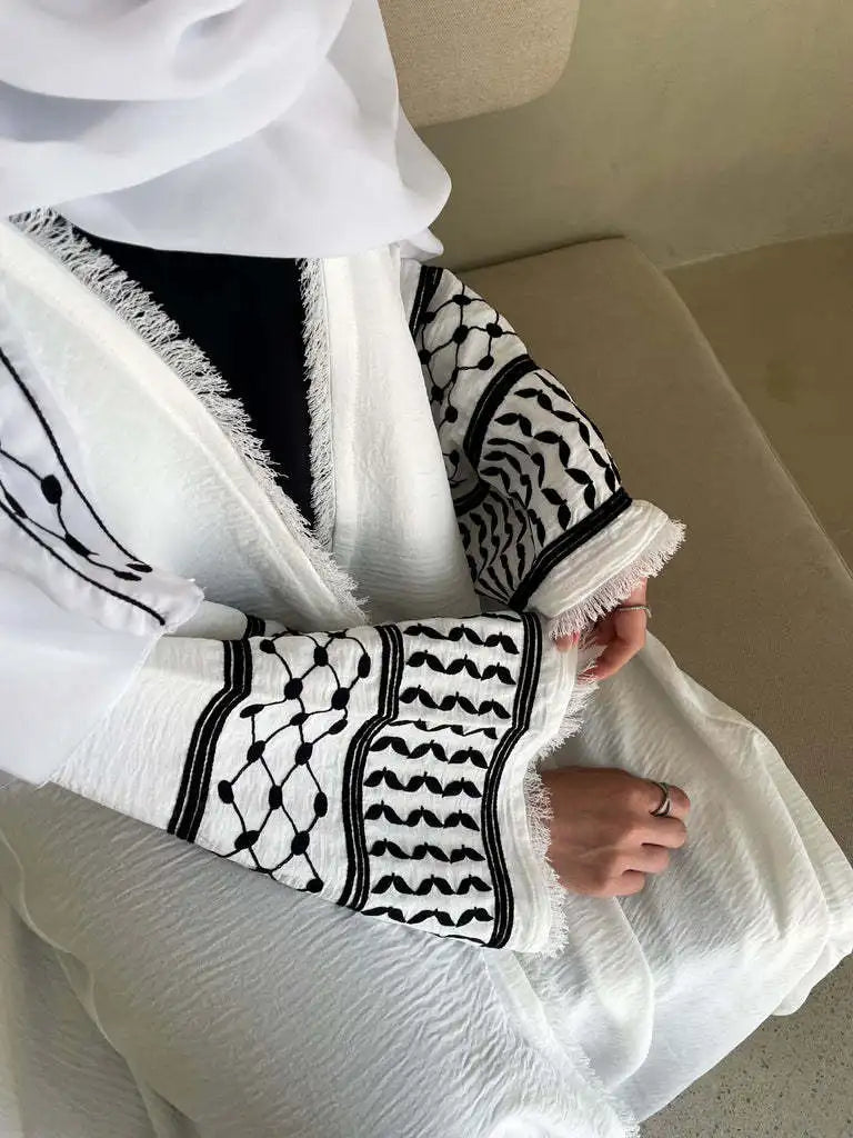 Kufiya Abaya Kimono Palestinian