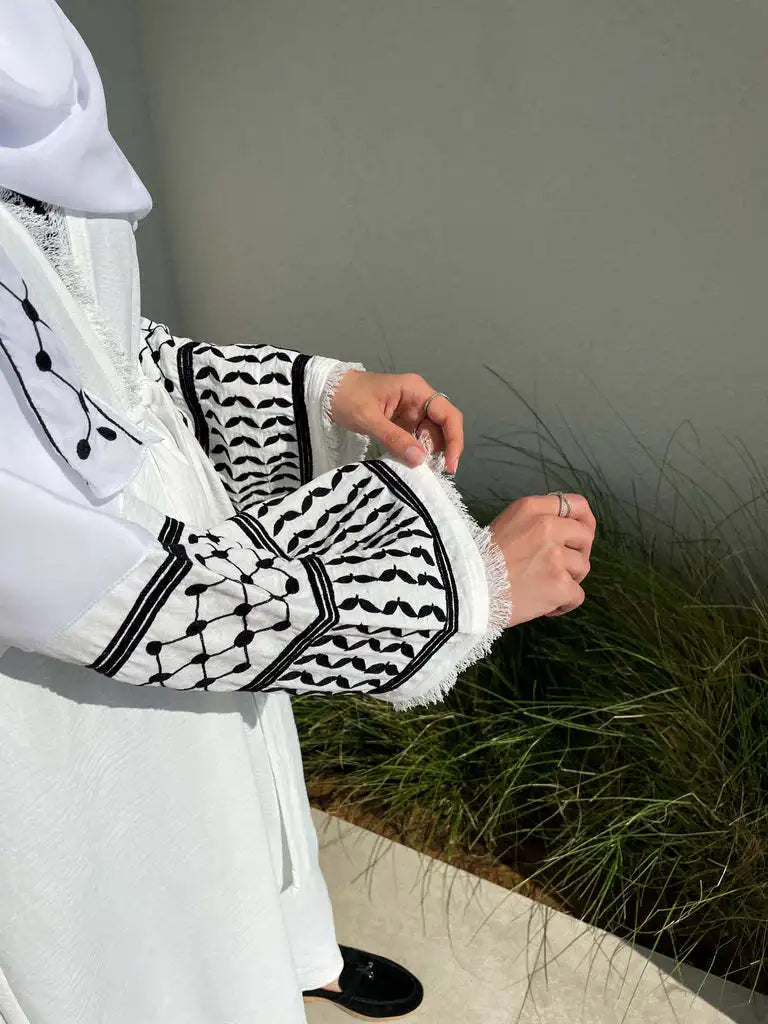 Kufiya Abaya Kimono Palestinian