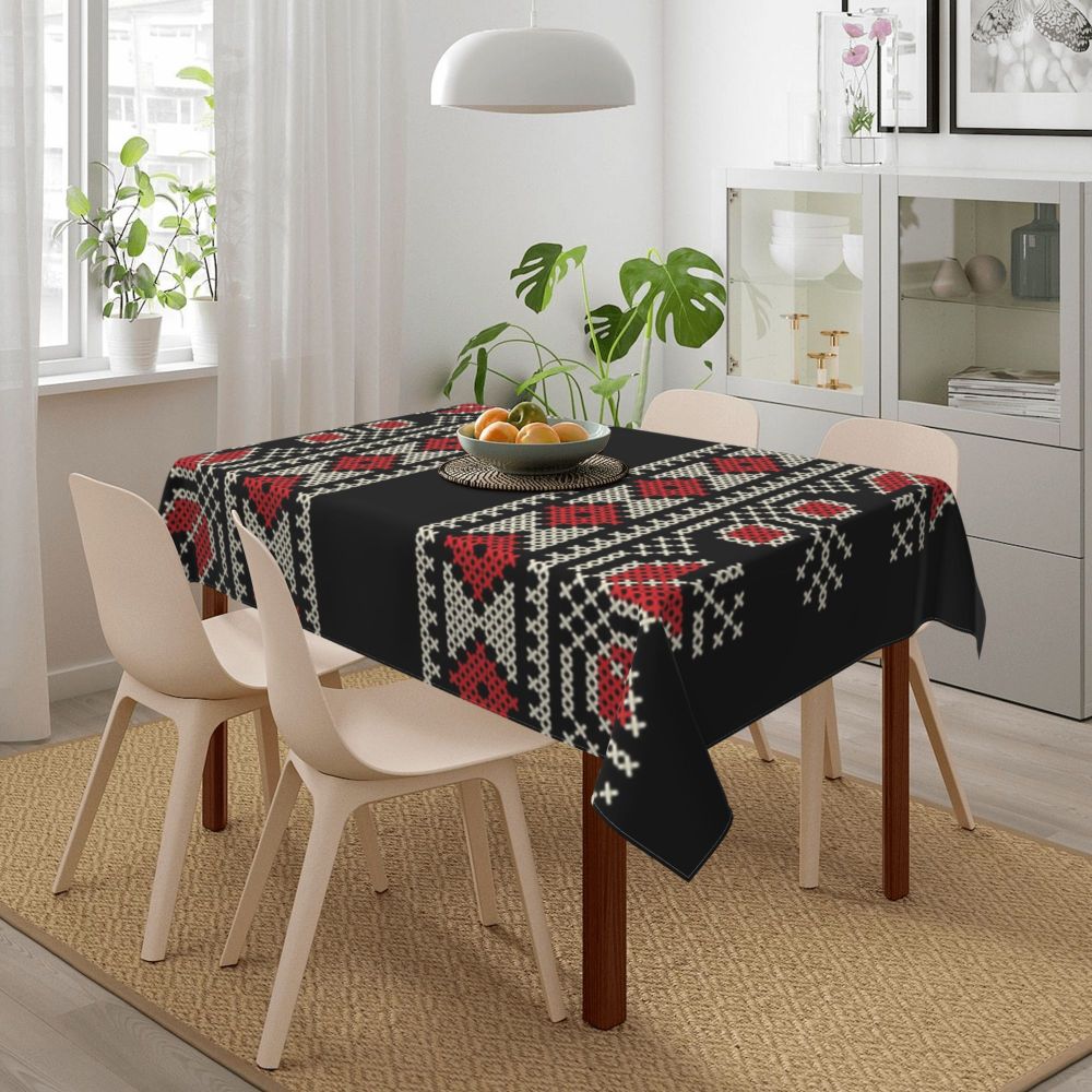 Palestinian Embroidery Tatreez Art Table Cover