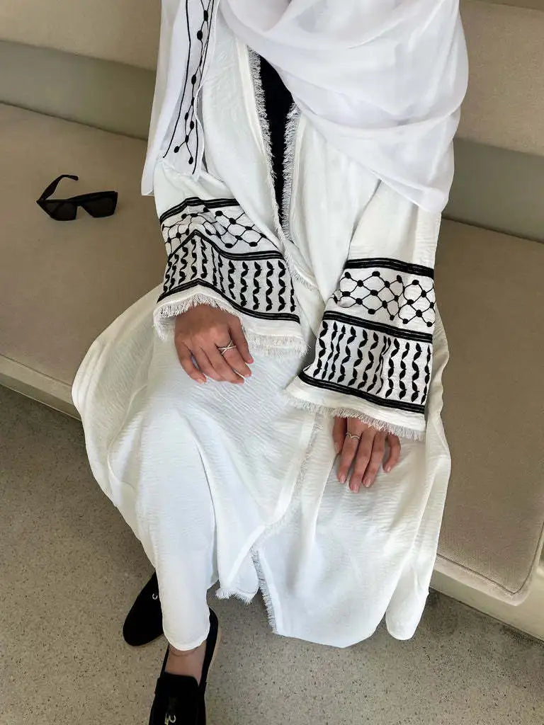 Kufiya Abaya Kimono Palestinian