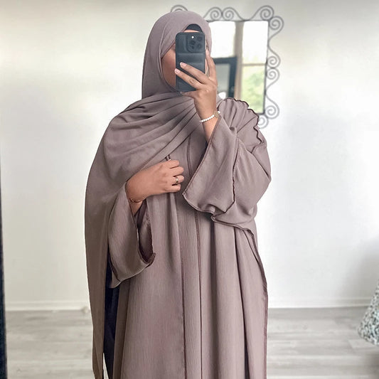 3 Piece Abaya Set