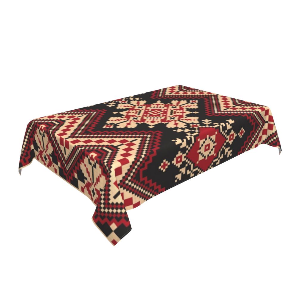 Palestinian Embroidery Tatreez Art Table Cover