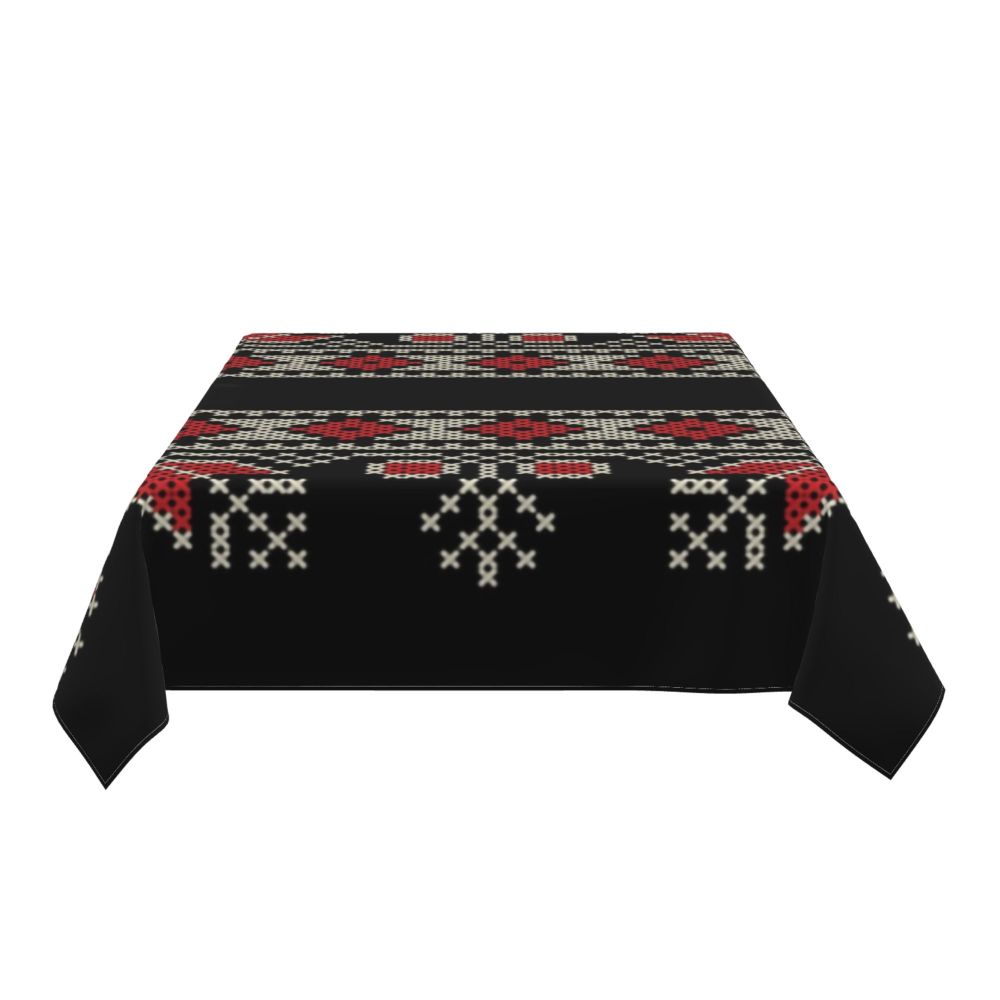 Palestinian Embroidery Tatreez Art Table Cover