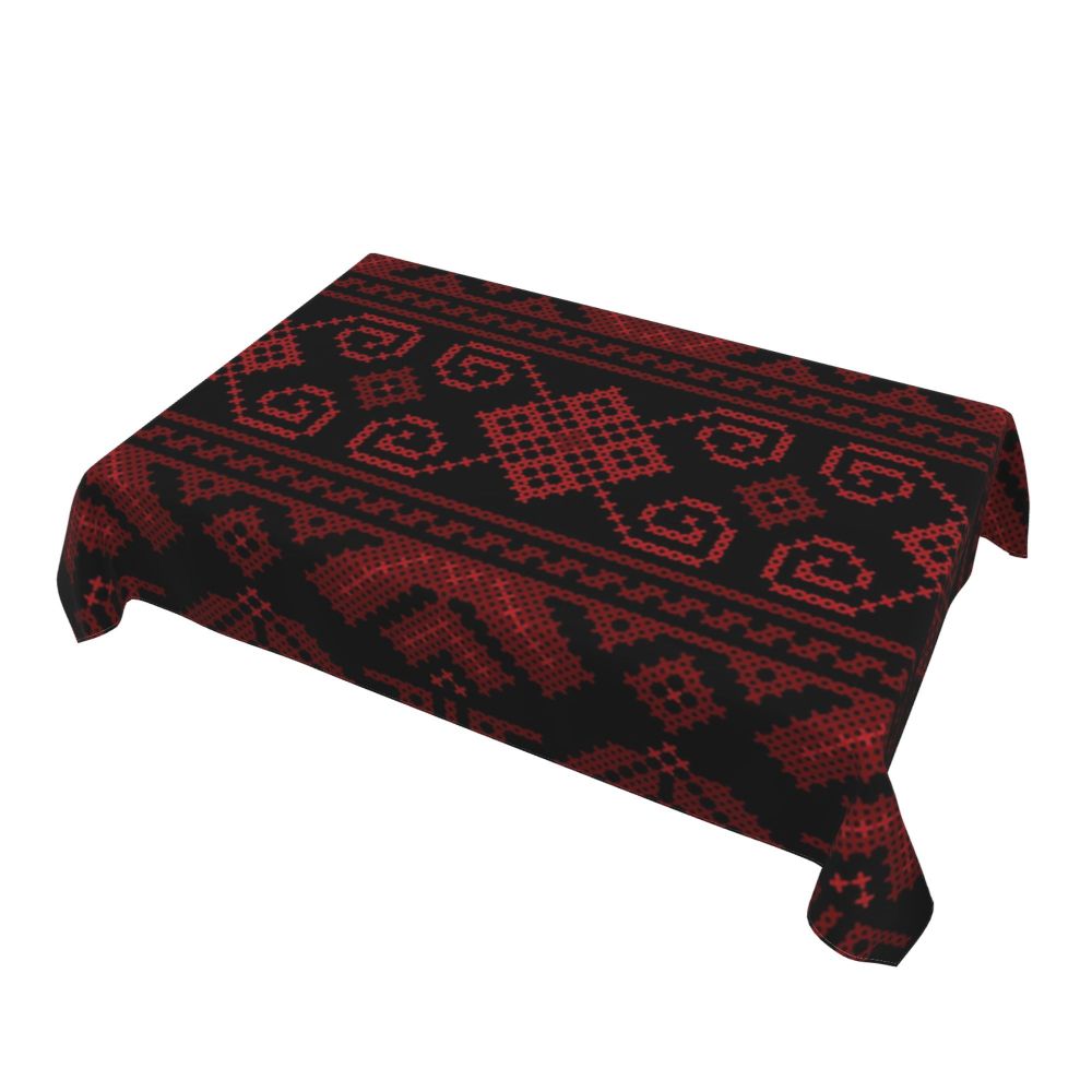 Palestinian Embroidery Tatreez Art Table Cover