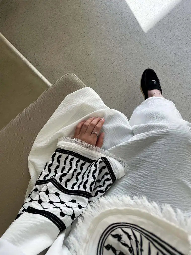 Kufiya Abaya Kimono Palestinian