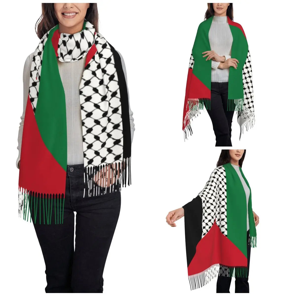 Palestine Flag Shawl