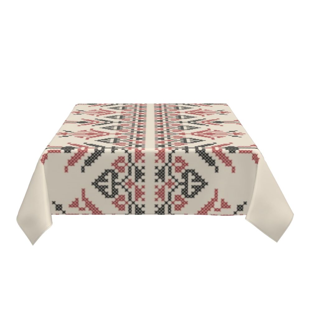 Palestinian Embroidery Tatreez Art Table Cover