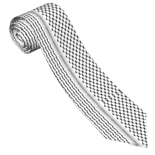 White Kufiya Tie