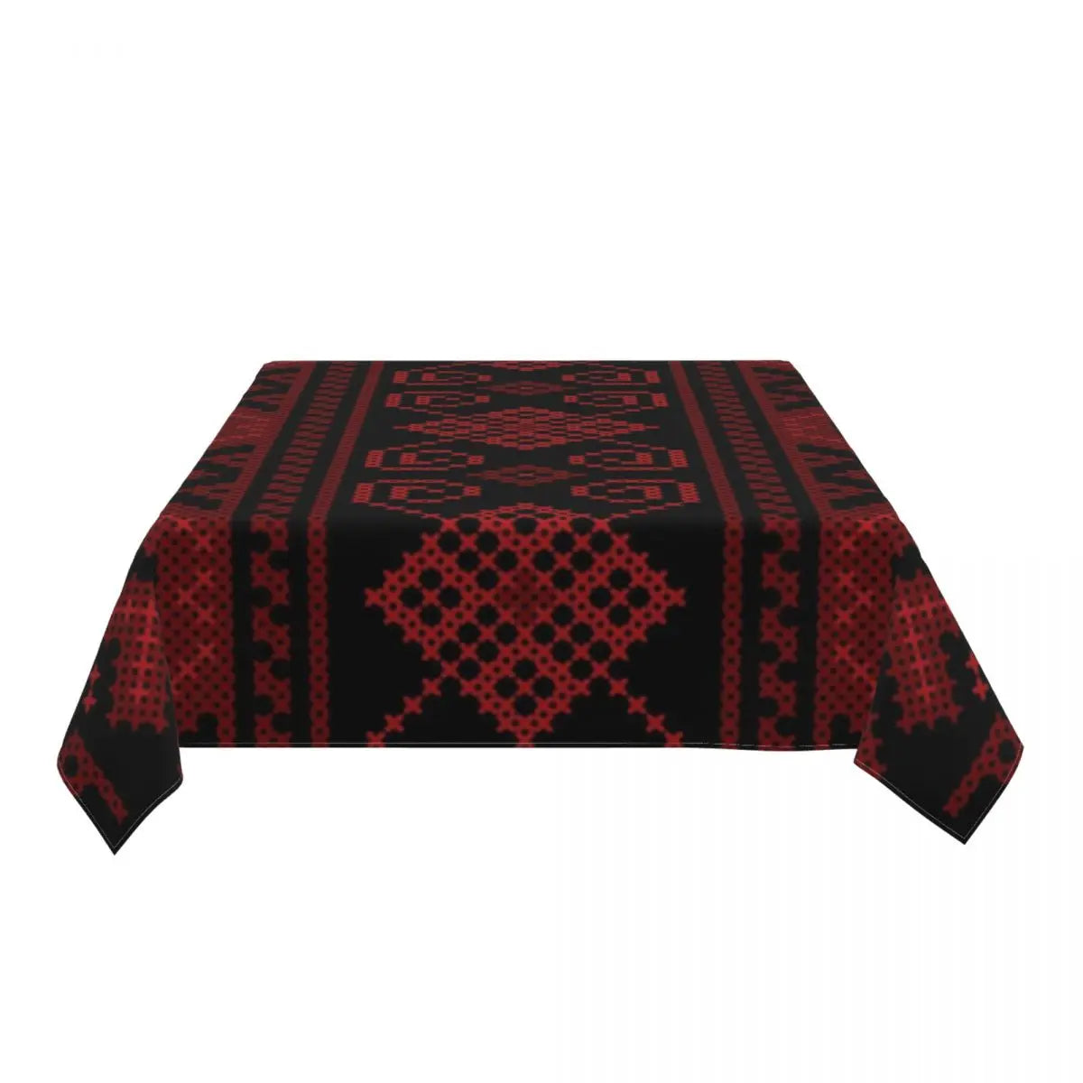 Palestinian Embroidery Tatreez Art Table Cover