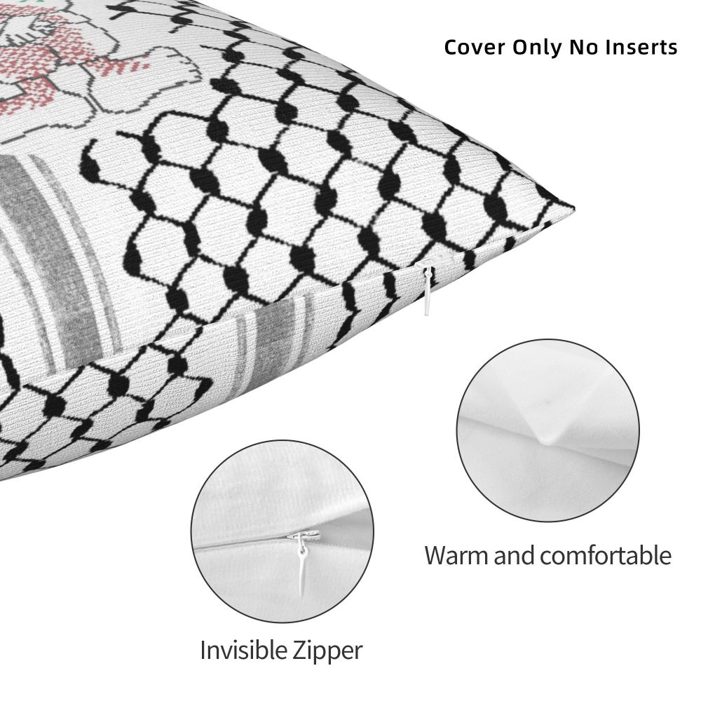 Palestine's Luxury Throw Pillow Case