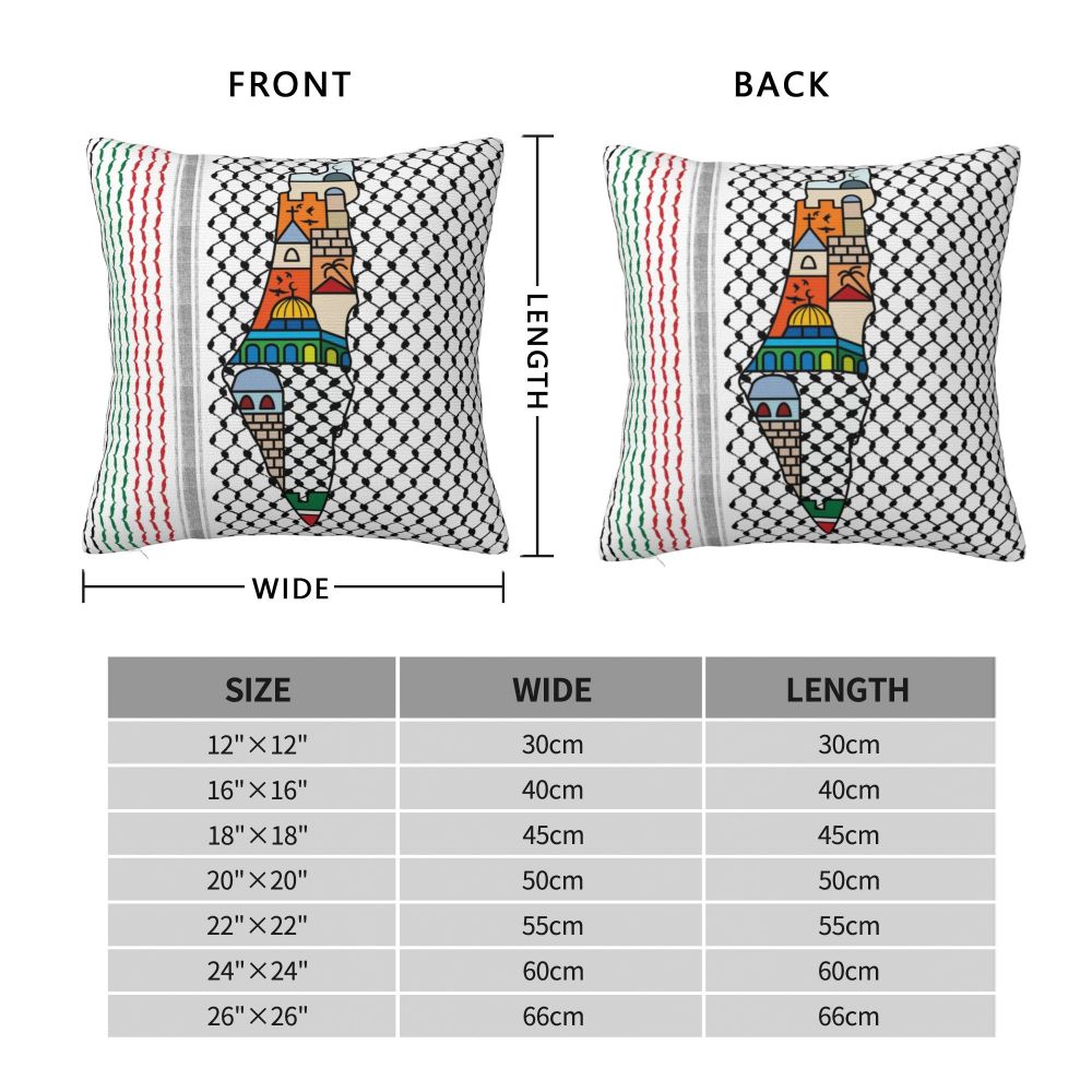 Palestine's Luxury Throw Pillow Case