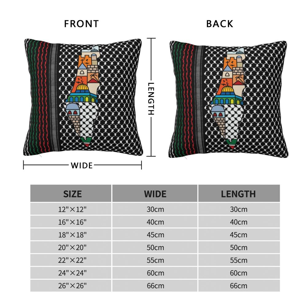 Palestine's Luxury Throw Pillow Case