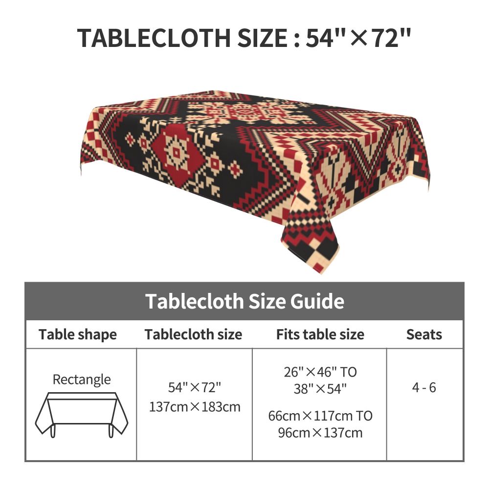 Palestinian Embroidery Tatreez Art Table Cover