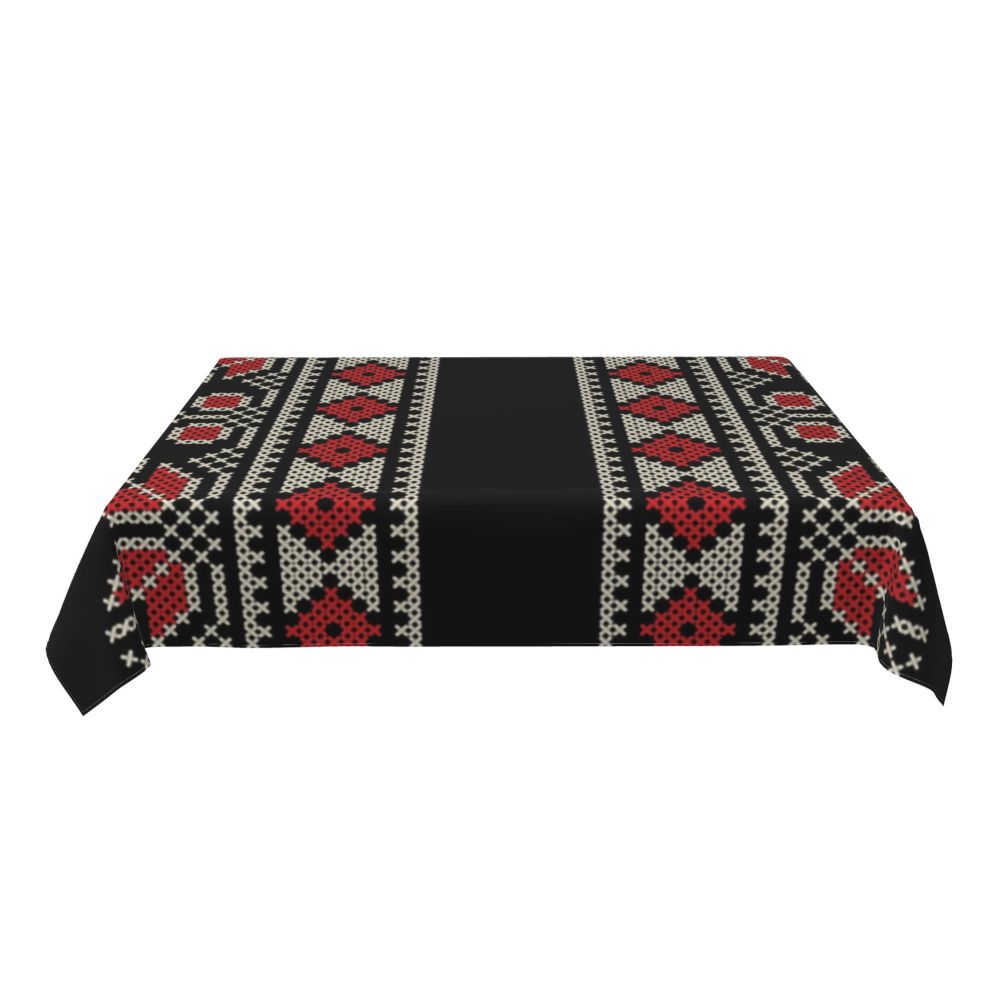 Palestinian Embroidery Tatreez Art Table Cover