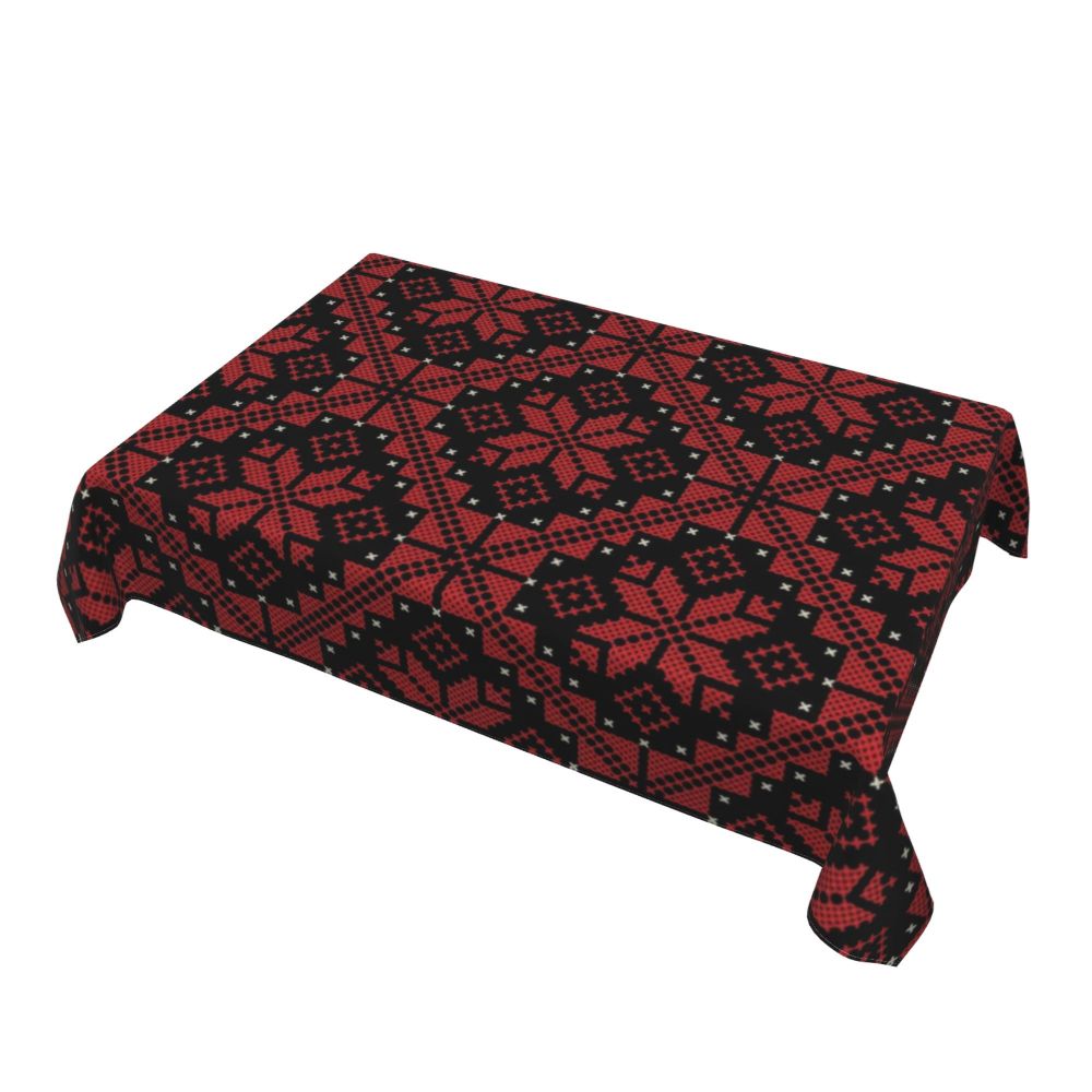 Palestinian Embroidery Tatreez Art Table Cover