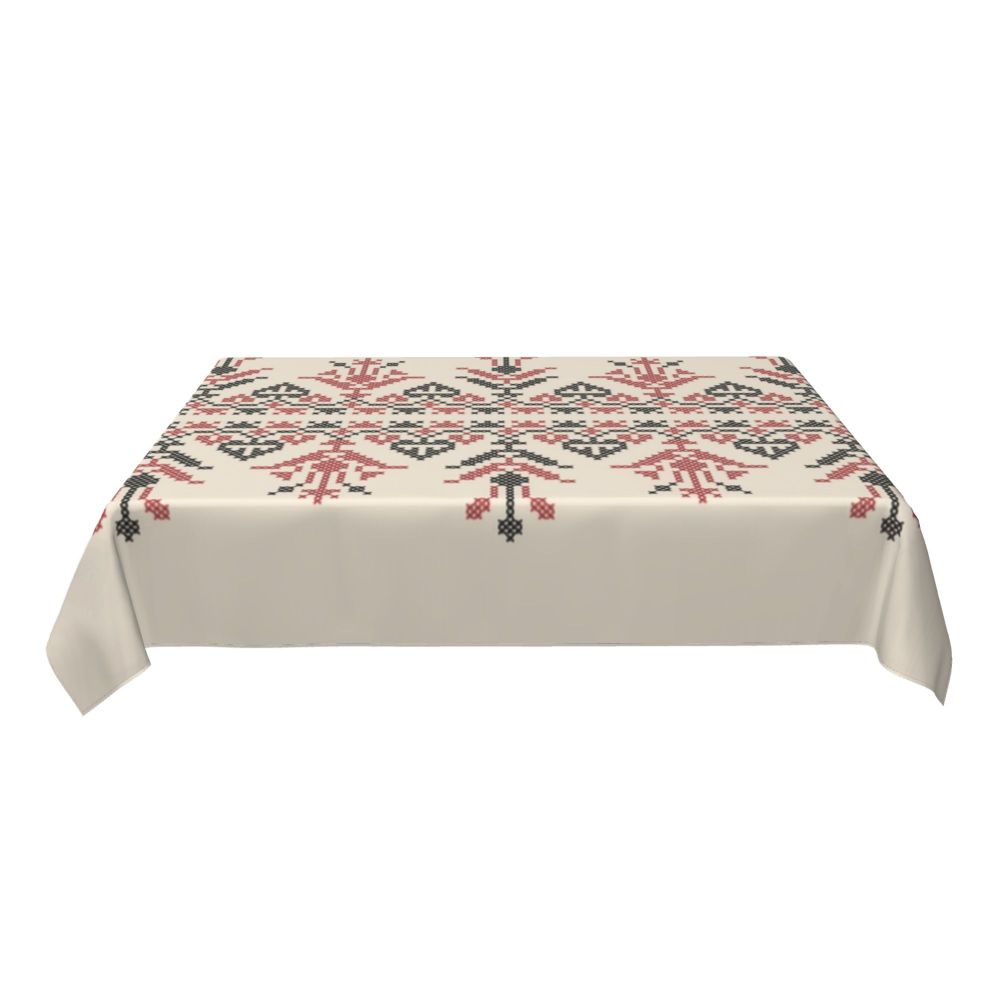 Palestinian Embroidery Tatreez Art Table Cover