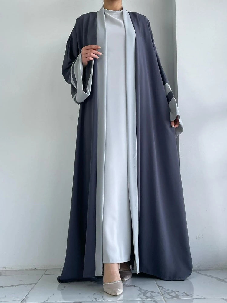 2 Piece Open Abaya Set