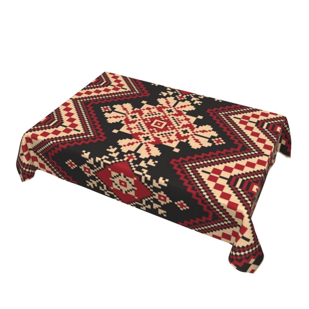 Palestinian Embroidery Tatreez Art Table Cover