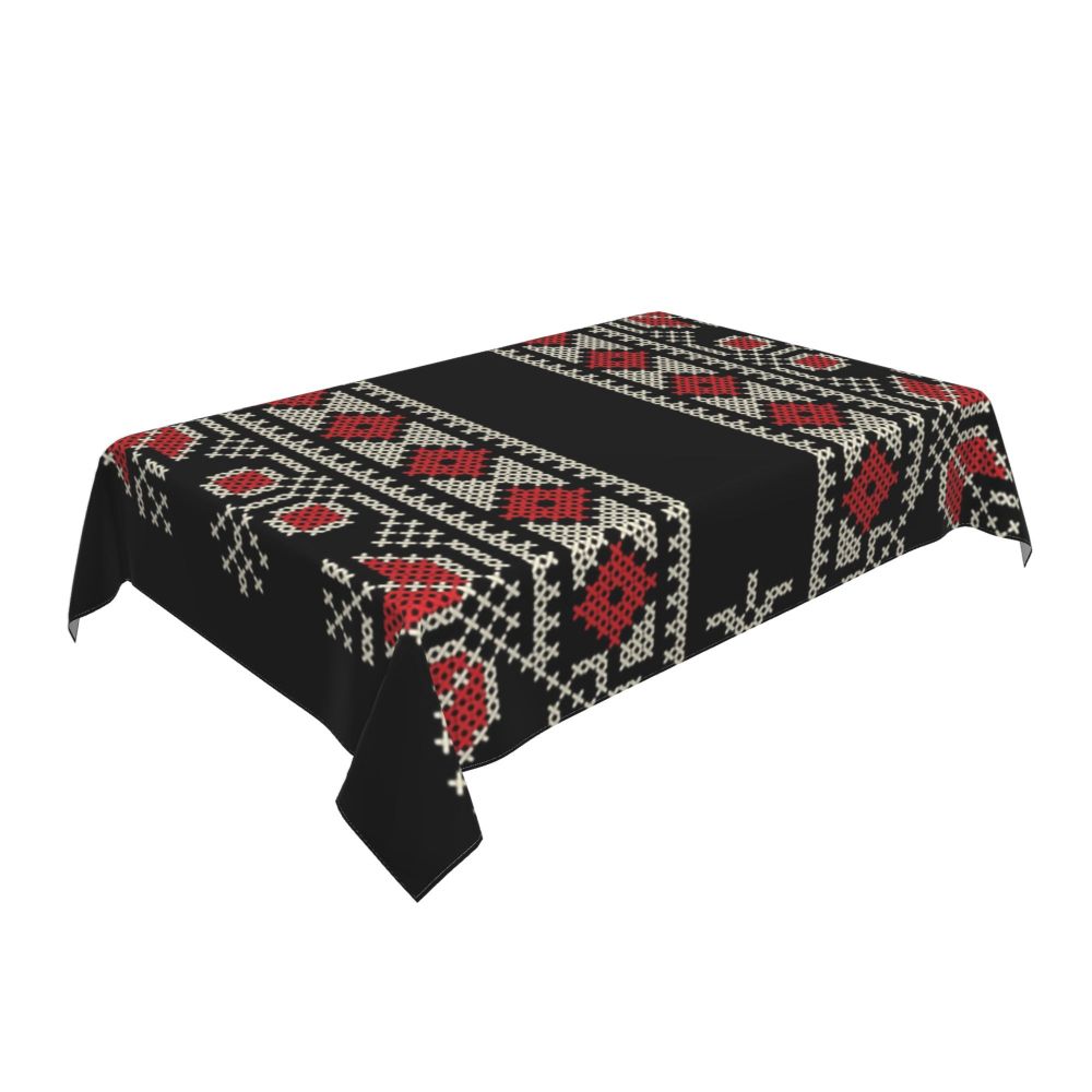 Palestinian Embroidery Tatreez Art Table Cover