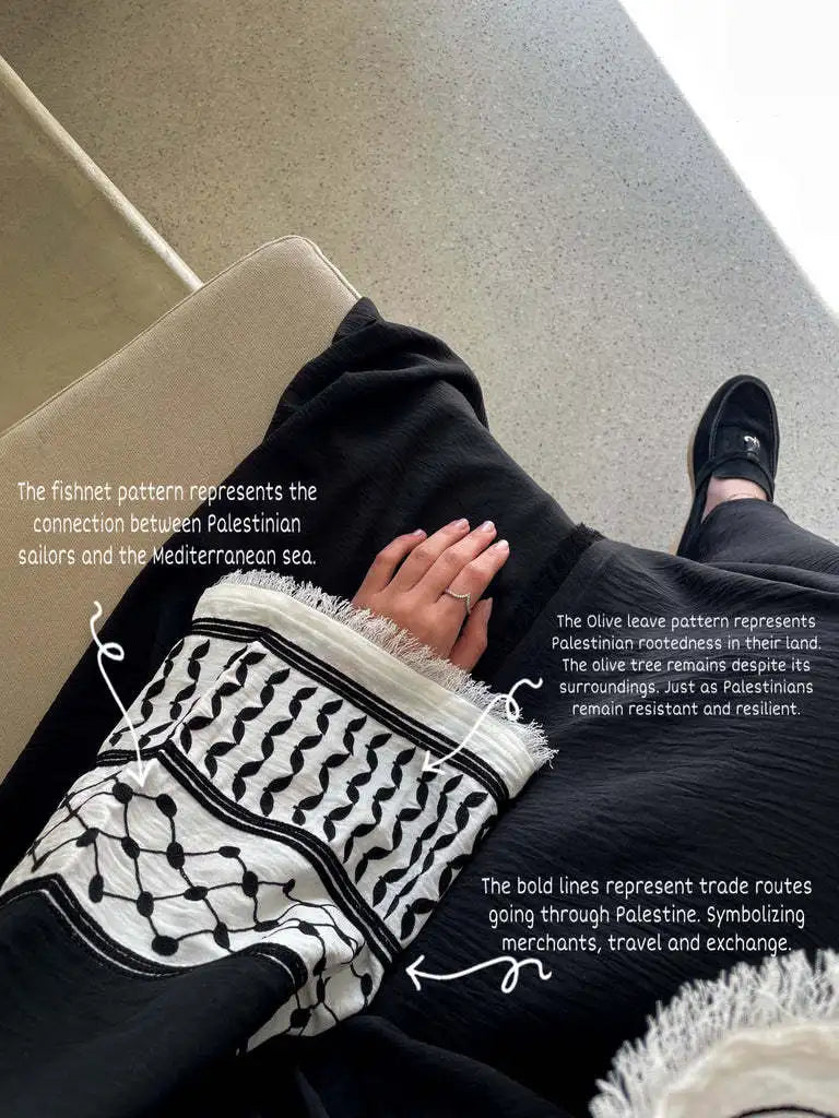 Kufiya Abaya Kimono Palestinian